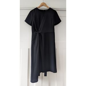 Banana Republic Asymmetrical Black Dress
